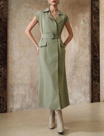 
						Rochie lunga SHEIN, verde