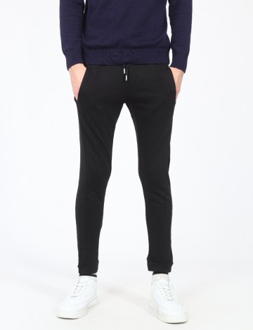 Pantaloni Pull&Bear, negru