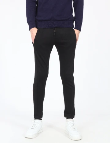 Pantaloni Pull&Bear, negru