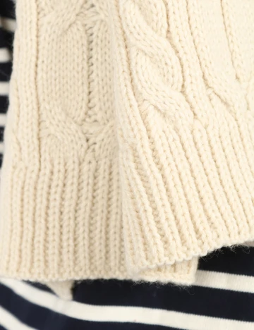 Fular Pull&Bear, bej Crem