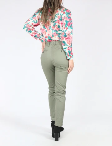 Pantaloni Pull&Bear, verde Verde