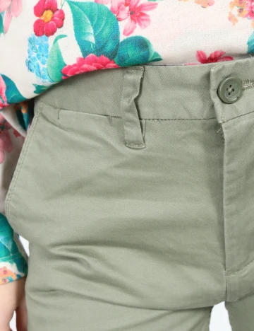 Pantaloni Pull&Bear, verde Verde