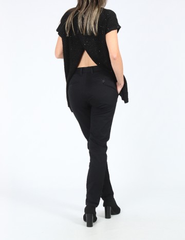 Pantaloni Pull&Bear, negru