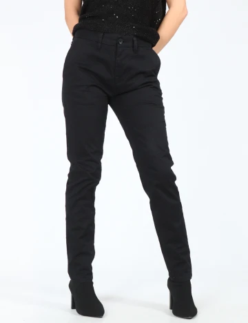Pantaloni Pull&Bear, negru Negru