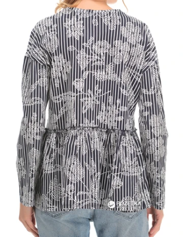 Bluza Zara, alb/negru Negru