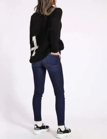 Blugi Zara, albastru Albastru