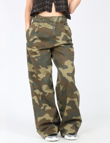 Pantaloni Zara, army
