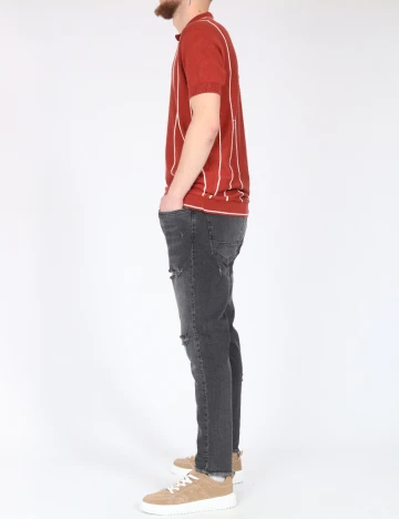 Blugi Zara, gri inchis