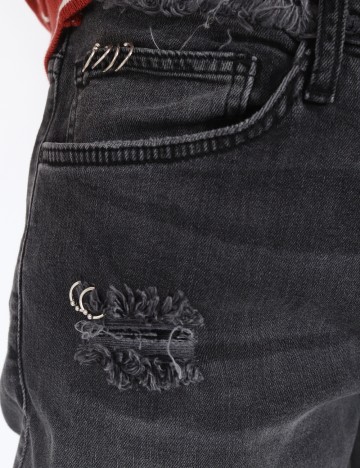 Blugi Zara, gri inchis