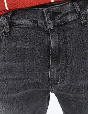 Blugi Zara, gri inchis