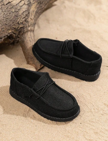Mocasini Shein Kids, negru