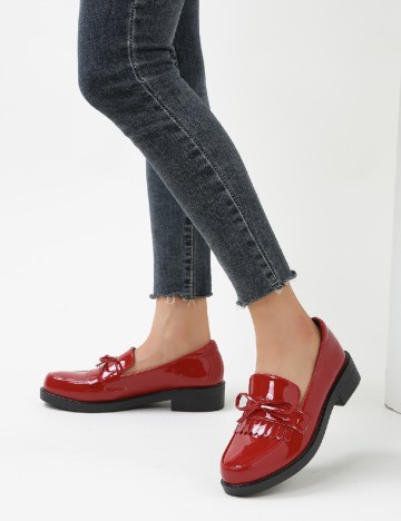 
						Mocasini SHEIN, rosu