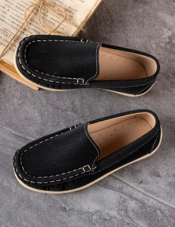 Mocasini Shein Kids, negru