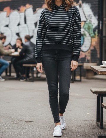 
						Hanorac Pull&Bear, negru