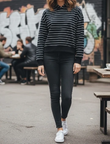 Hanorac Pull&Bear, negru