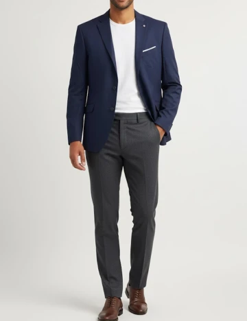 Sacou Zara, bleumarin