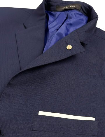 Sacou Zara, bleumarin