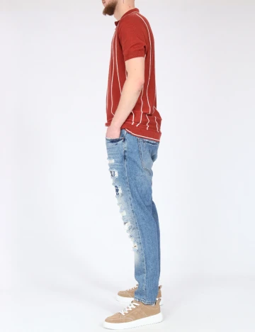 Blugi Zara, albastru Albastru