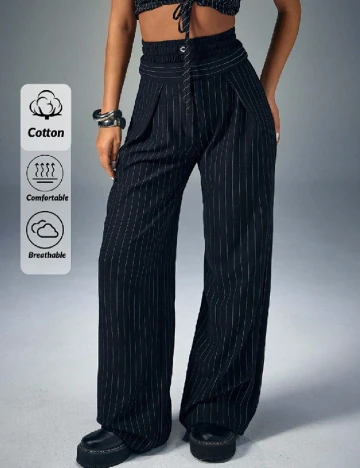 Pantaloni SHEIN, negru