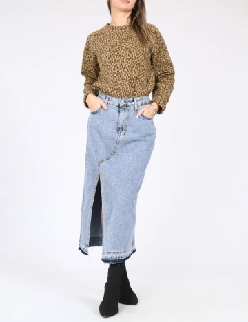 Fusta SHEIN, albastru Albastru