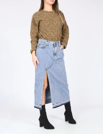 Fusta SHEIN, albastru Albastru