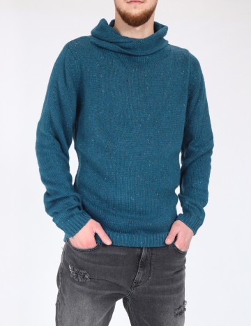 
						Pulover Pull&Bear, albastru