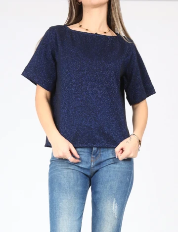 Bluza Oversize Zara, albastru