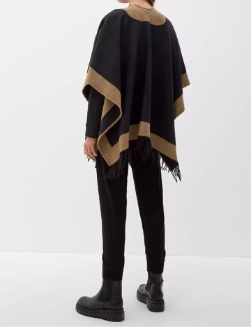 Poncho s.Oliver, negru/maro