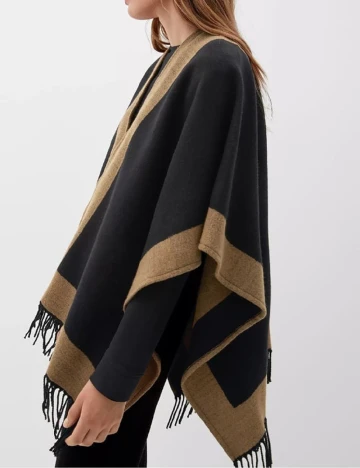 Poncho s.Oliver, negru/maro