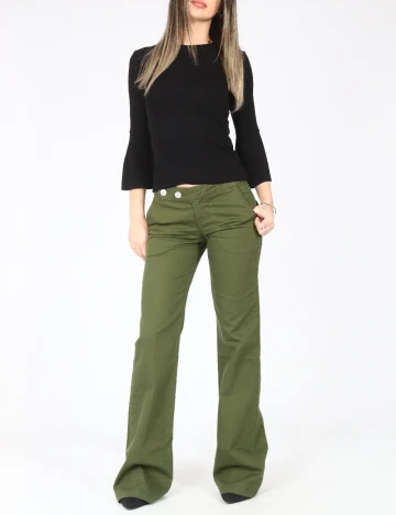 Blugi Zara, verde Verde