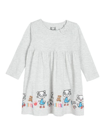 
						Rochie Cool Club, gri