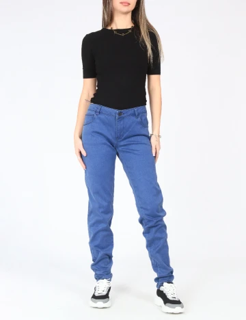 Blugi Zara, albastru Albastru