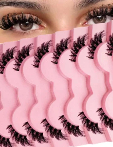 Gene false 9 perechi SHEIN, negru