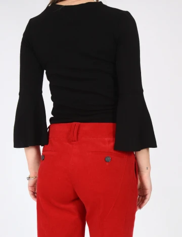 Pantaloni Zara, rosu