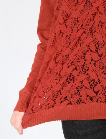 Bluza Zara, caramiziu