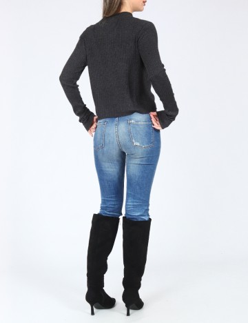 Bluza Bershka, gri inchis