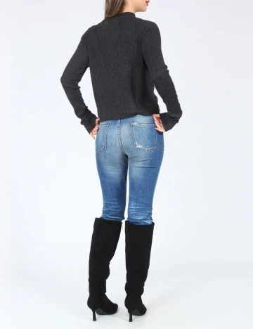 Bluza Bershka, gri inchis