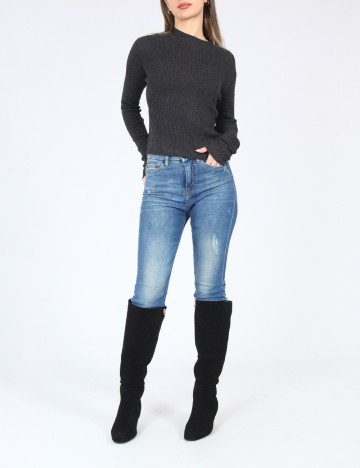 Bluza Bershka, gri inchis