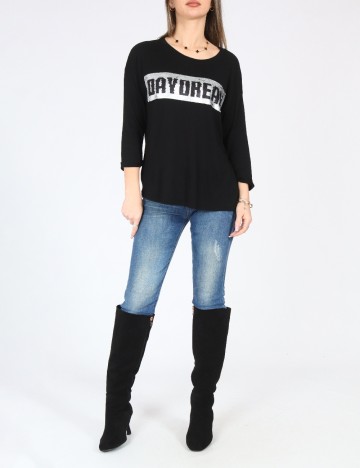 Bluza Bershka, negru