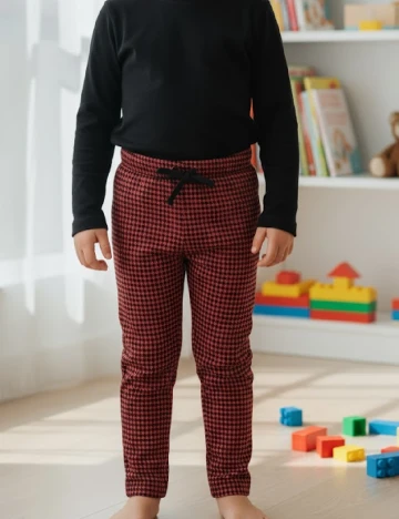 Pantaloni Zara, rosu