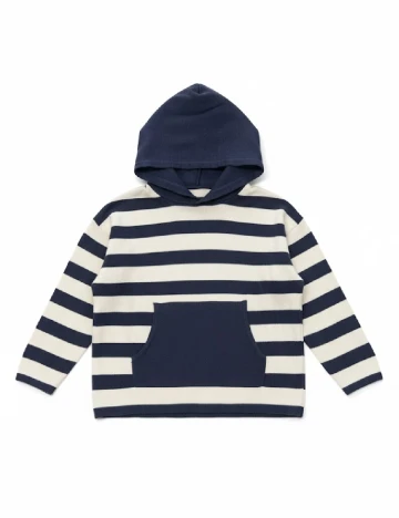 Hanorac Zara, alb/albastru