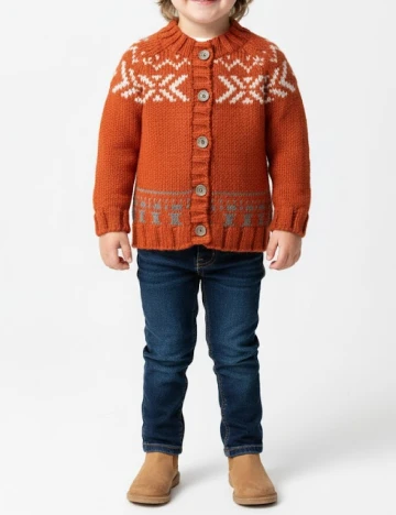 Cardigan Zara, portocaliu