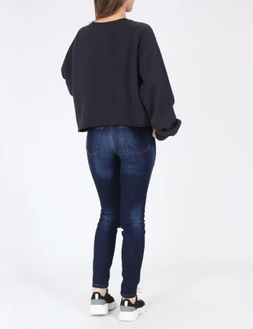 Bluza Oversize Pull&Bear, albastru Albastru