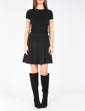 Fusta Zara, gri inchis