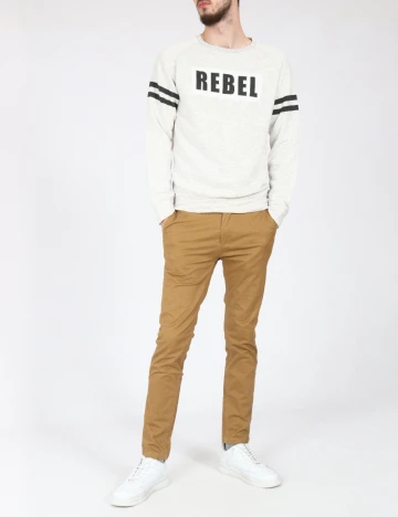 Pantaloni Pull&Bear, maro