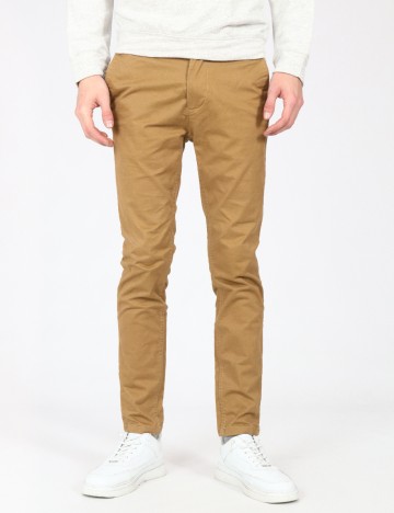 Pantaloni Pull&Bear, maro