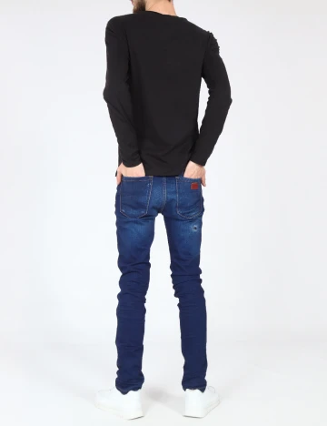 Blugi Pull&Bear, albastru Albastru