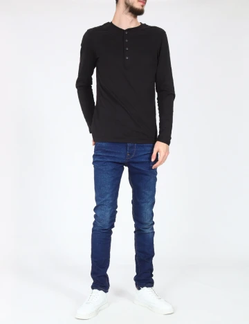 Blugi Pull&Bear, albastru Albastru