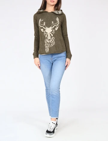 Blugi Bershka, albastru