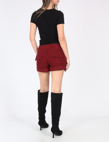 Pantaloni scurti Zara, rosu